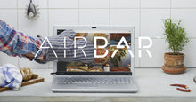 Load image into Gallery viewer, AirBar ™ by Neonode - إضافة شاشة لمس لأجهزة الكمبيوتر المحمولة بنظام Windows 10 شريط اللمس
